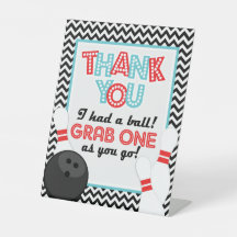 Retro Chevron Bowling Partij voorkeurteken