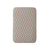 Retro Chevron Patroon Cool Badmat (Voorkant Verticaal)
