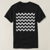 Retro Chevron Patroon Zig Zag T-shirt (Design voorkant)