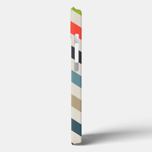 Retro Chevron Pattern Case-Mate iPhone Case (Achterkant / Links)