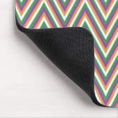 Retro Chevron Pattern Cool Muismat (Hoek)