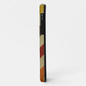 Retro chevron zigzag bijtende buisjes Case-Mate iPhone case (Achterkant/links)
