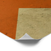 Retro chevron zigzag strepen zzag patroon poster (Hoek)