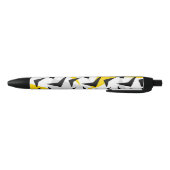 Retro Chevrons Zwarte Inkt Pen (Bodem)