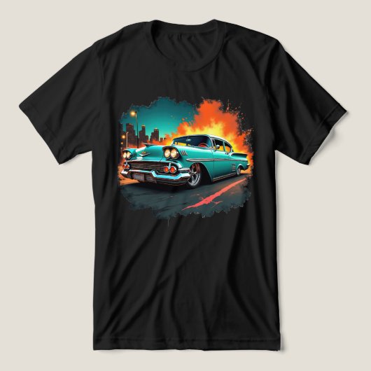 Retro Chevy Tri-Blend Shirt (Design voorkant)