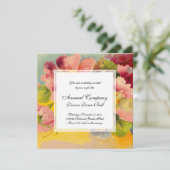 Retro Chic Elegant Roze  Bloemen Primroses Kaart (Staand voorkant)