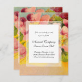 Retro Chic Elegant Roze  Bloemen Primroses Kaart (Voorkant / Achterkant)