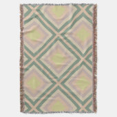 Retro Chic Geometrisch Citroen Pastel Deken (Voorkant Verticaal)
