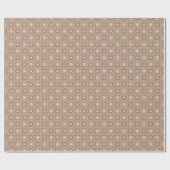 Retro Chic Geometrisch Professioneel Inpakpapier (Vlak)
