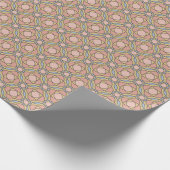 Retro Chic Geometrisch Professioneel Inpakpapier (Hoek)