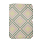 Retro Chic geometrische citroenpastel Badmat (Voorkant Verticaal)