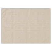 Retro Chic Grey Beige Taupe Bruin Mandala Patroon Tafelkleed (Voorkant (Horizontaal))