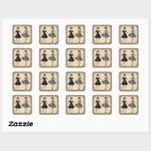 Retro Chic LBD Art Sticker (Vel)