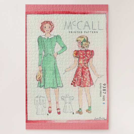 Retro Chic Legpuzzel (Verticaal)