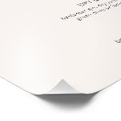 Retro Chic Modern Signature Drinken Foto Afdruk (Hoek)