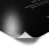 Retro Chic Modern Signature Drinken Foto Afdruk (Hoek)