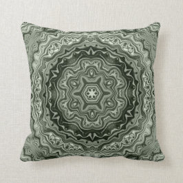 Retro Chic  persian mandala flower gemarmerd  Kussen