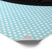 Retro Chic Pinup Vinyl Girl Poster (Hoek)