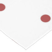 Retro Chic Red Polka Dots Pattern Spring & Summer  Tafelkleed (Gekanteld)