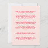 Retro Chic Script Klasse van 2025 Foto Open Huis Kaart (Achterkant)