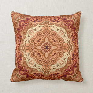 Retro Chic skin Floral persian mandala meisje Kussen