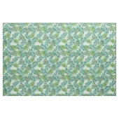 Retro Chic Tropical Green Palm Leaves Pattern Stof (Yard (91,4 cm))