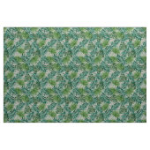 Retro Chic Tropical Green Palm Leaves Pattern Stof (Yard (91,4 cm))