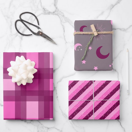 Retro Chic Wrapping Paper (Voorkant)