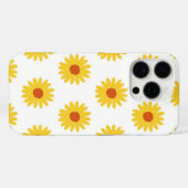 Retro Chic Zonnebloem Bloemen Whimsical Spring Case-Mate iPhone Case (Achterkant (horizontaal))
