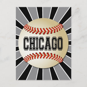 RETRO CHICAGO BASEBALL BRIEFKAART
