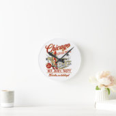 Retro Chicago Style Hot Dog Wandklok (Huis)
