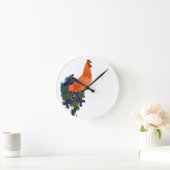 Retro Chicken Coo-Coo Clock Rooster Time Ronde Klok (Huis)