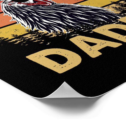 Retro Chicken papa's papper Poster (Hoek)