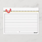 Retro Chicken Recept Kaart (Achterkant)