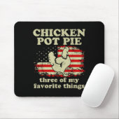 Retro Chicken T E Three Of My Favorite Things Funn Muismat (Met muis)