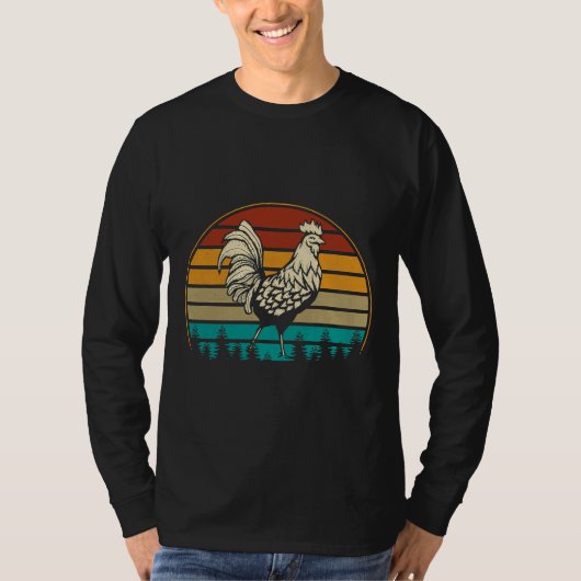 Retro Chicken T-shirt (Voorkant)