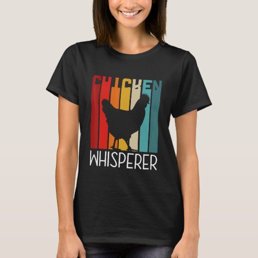 Retro Chicken Whisperer T-shirt (Voorkant)