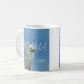 Retro Chihuahua Blauwe Lucht Aangepaste Mok Voor H (Voorkant links)