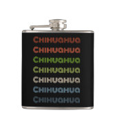 Retro Chihuahua Heupfles (Voorkant)