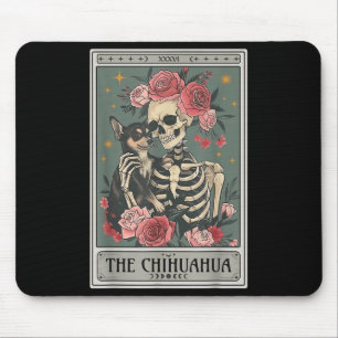 Retro Chihuahua-hondliefhebber De Maan Halloween , Muismat