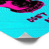 Retro Chihuahua Illustratie Poster (Hoek)