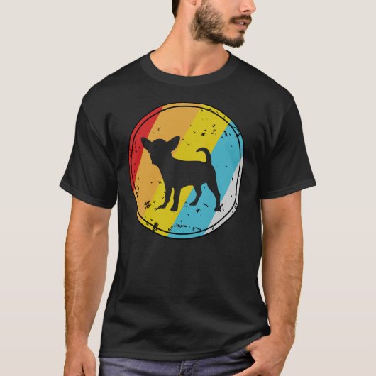 Retro Chihuahua T-shirt (Voorkant)