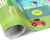 Retro Children's limonade standaard Cadeaupapier (Rol Hoek)