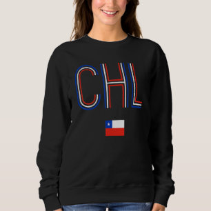 Retro Chile Chileense Pride Chileense Vlag Aantal Trui