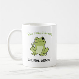 Retro Chill Frog Persoonlijkheid Vibe Mok