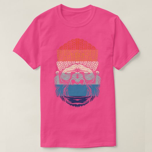 Retro Chill Gorilla T-shirt (Design voorkant)