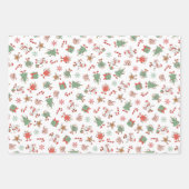 Retro Chillin' met mijn sneeuwpoppen Inpakpapier Vel (Voorkant 3)