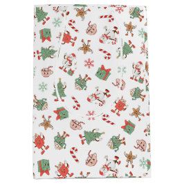 Retro Chillin' met mijn sneeuwpoppen Medium Cadeauzakje