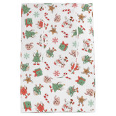 Retro Chillin' met mijn sneeuwpoppen Medium Cadeauzakje (Achterkant)