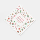 Retro Chillin' met mijn sneeuwpoppen Servet (Hoek)